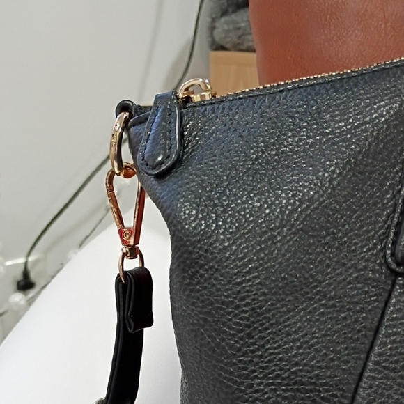 Coach Black Leather Tote Bag *NWOT* - Picture 4 of 12